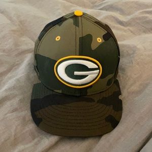 Camo Green Bay Packers Hat | 7 (55.8cm)